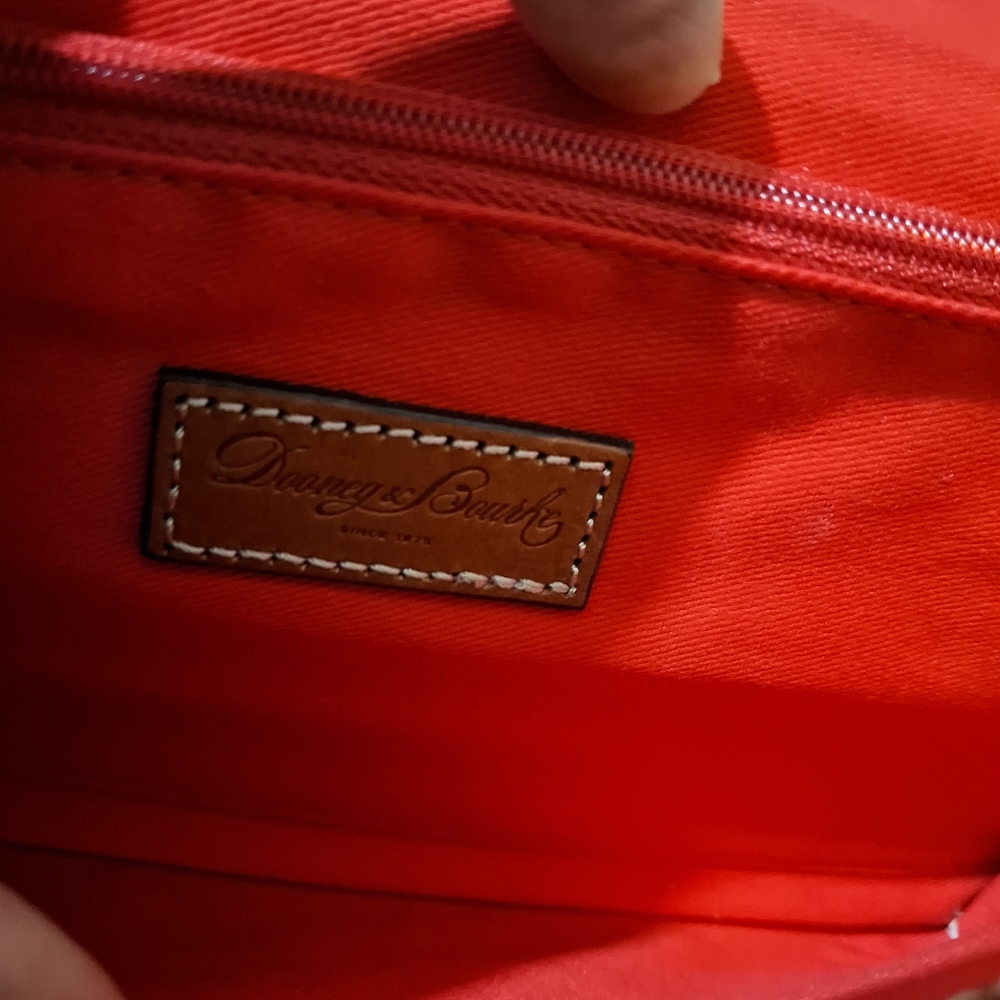 Dooney & Bourke Embossed Python Clutch/ Crossbody - Picture 5 of 7